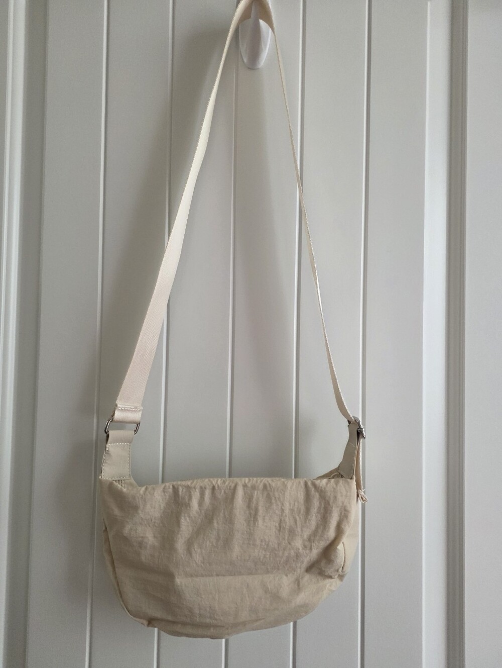 H&M Neutral Cream Crossbody Shoulder Bag - Minimal Women's Bag